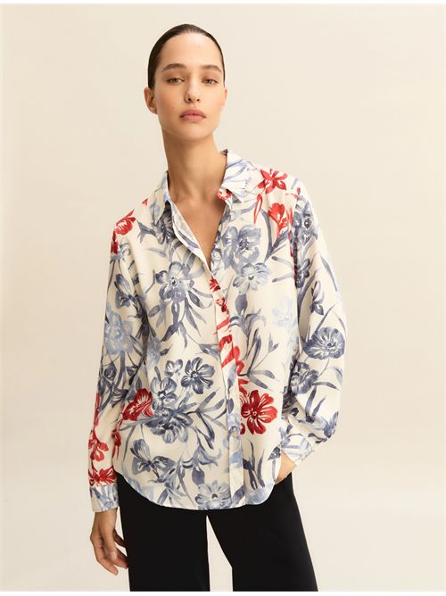 Camicia in twill - MULTICOLOR EMME MARELLA | EMMANGEL134/014